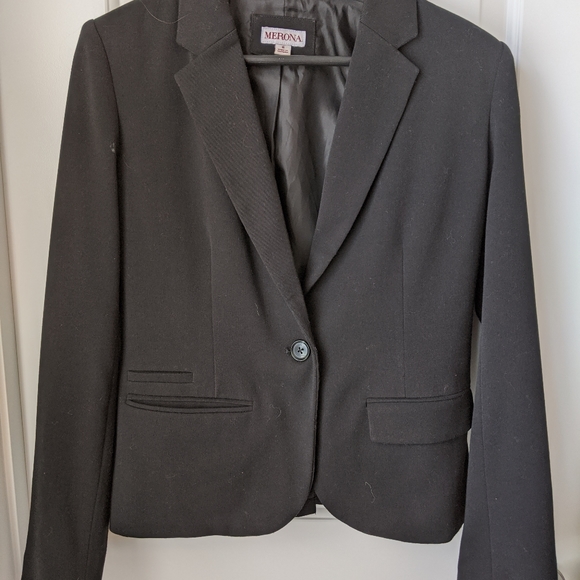 Merona black blazer - Picture 1 of 3